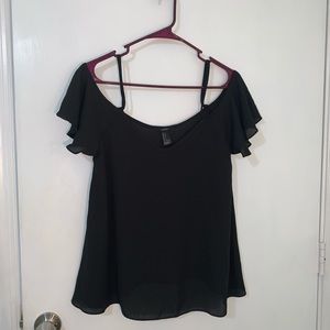 All black blouse